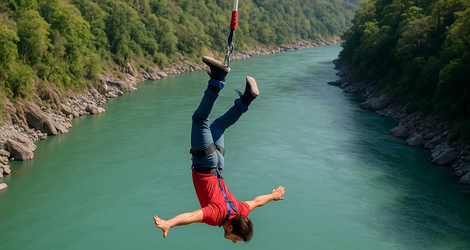  Bungee Jumping in Devprayag